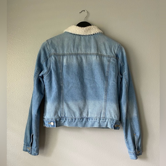 NEW Sherpa Lined Jean Jacket by Reserve Fairfax - Size Medium - Picture 3 of 7